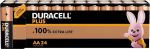 DURACELL Plus AA/LR06/MN1500 Mignon 038882 24 kaupa