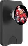 Hei&szlig;er Weihnachtsmann mit Motorrad f&uuml;r freche Motorrad-Liebhaber PopSockets PopWallet f&uuml;r MagSafe