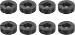 QUARKZMAN 8 St&uuml;ck Einzelne Split-Wellenkragen 5/8" Bohrung Ein-St&uuml;ck-Klemm-Wellenkragen, 1-5/16" OD, 7/16" Dicke, Schwarzoxid-Stahl Set-Schrauben-Klemm-Wellenkragen