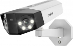 Reolink 4K Dual-Lens Outdoor Surveillance Camera with 180&deg; Viewing Angle, Outdoor IP Camera, Person/Vehicle/Animal Detection, Colour Night Vision, Two-Way Audio, Waterproof, Duo 2 PoE