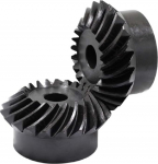2 St&uuml;ck/Lot 2M-20T/20T Pr&auml;zisions-Spiral-Kegelradgetriebe, l&auml;bim&otilde;&otilde;t 43 mm, Lochdurchmesser: 10 mm