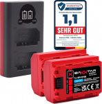 Baxxtar Dual LCD USB laadija + 2 x NP-FZ100 2600 mAh akud &Uuml;hildub Sony Alpha 6600 6700 A6600 A6700 A1 A9 9 R S II A7 III IV A7R 7 C 7CR 7S 7R A7III R V R3 R4 FX3 FX30 A7 A7 A7 C2 C2 AR3