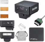 GODOX IT20C kaamera v&auml;lk, IT20C TTL mini v&auml;lk, 700 v&auml;lku, taastumisaeg ainult 1,5 sekundit, &uuml;hildub Canon EOS R RP R5 R6 R7 R5 Mark II R6 Mark II 90D 750D M50 M3 (must)