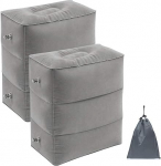 T&auml;ispuhutav jalapadi reisimiseks, 2-pakk, reisi jalapadi, reguleeritav k&otilde;rgus, lennukite reisipadi, auto ja lennukipadi rongile, bussidele, koju, kontorisse ja mis tahes reisile.