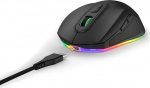 uRage Gaming Mouse Reaper 340 juhtmega hiir 7 programmeeritava nupuga kuni 8000 DPI Super kerge 77g kaal RGB valgustus m&auml;ngutarkvara (must)