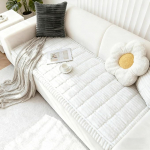 Capslpad paks diivanikate, pestav diivanikate, libisemisvastane, 2, 3, 4-kohaline, valge, pehme diivanikate, 70 x 150 cm, diivanikate, diivanikatted elutuppa, diivanikate, m&ouml;&ouml;bli kaitse, pehme lemmikloomade matt.