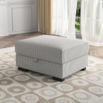 Hoiuruumiga v&auml;ljaheide, 88 x 69 x 45 cm, diivanijalats, polsterdatud v&auml;ljaheide, jalakoht, osman, istmekast, istmekast, jalats, hoiukast elutuppa, magamistuppa, Corduroy kangas, pehmest materjalist