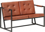 Homgoday 2-kohaline diivan Diivan Double Diivan Recliner diivan Pehmendusega diivan Kaasaegne Lounge diivan Elutuba Diivan elutoa vastuv&otilde;tu kontorisse Pruun ehtne kitsed nahk