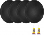 hankimise kaart K&otilde;lari tolmukorkid, 90mm OD kuppel paberikork, subwooferi m&auml;hise kattekorkid koos remondiliimiga k&otilde;larite kaunistamise tarvikute remondiks 4 Pack