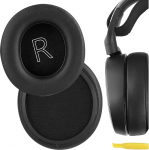 Geekria QuickFit asendusk&otilde;rvaklapid, mis &uuml;hilduvad SteelSeries Arctis 1/3/5/7/7+/7P/7P+/7X/9/9X, Arctis Pro/Prime k&otilde;rvaklappidega, k&otilde;rvapadjad, remondiosad (must)