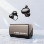 Dmooster D95 juhtmevabad k&otilde;rvaklapid - kaasahaarav heli, loov disain Clip-On Open Ear Wireless Earbuds, Bluetooth 6.0 k&otilde;rvaklapid, 20 tundi m&auml;nguaega, IPX6 veekindel, t&otilde;lked 68 keeles.