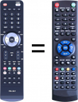 Asenduspult Clarke Tech C-Tech HD4100 HD5000 HD5100-C digiboksi jaoks.
