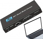 TV to - Quad Splitter Quad Box poolt Ultra HD | Digitaalne vaataja Seade Splitter M&auml;ngukonsool AF