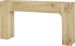 Litake Country House Console Table Wood 63 cm - kitsas diivanilaud rustikaalsest tammepuust - elutuppa, esikusse, esikusse ja diivani taha - ruumi s&auml;&auml;stev, lihtne kokku panna - 1.6 Michat pragunenud tammepuust