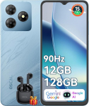 OSCAL Flat 2 mobiiltelefon ilma lepinguta, Android 15, 12GB + 128GB/2TB TF mobiiltelefon odavalt, 6,56-tolline HD + 90Hz nutitelefon ilma lepinguta, 13MP + 8MP, 5000mAh, Dual SIM/OTG/GPS/S&otilde;rmej&auml;lg/Gemini