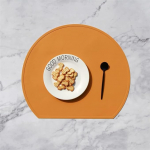 4 tk silikoonist lauamattide soojusisolatsioonikindel k&ouml;&ouml;gitarbeid Placemat Coaster (v&auml;rv : D)
