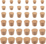 INCREWAY Korkverschluss, verschiedene Miniatur-Naturholzkorken, gemischte Gr&ouml;&szlig;en, konische Stopfen f&uuml;r Bastelflaschen, kleine Beh&auml;lter, Versiegelung, DIY-Projekte, Apothekergl&auml;ser und Heimgebrauch (6