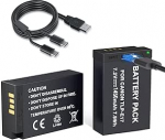 LP LP-E17 akupakett 2 1450mAh USB-C laadimisport aku Canon EOS R50 RP R10 R8, Rebel T8i, T7i, T6i, T6s, SL2, SL3, EOS M3, M5, M6, EOS 200D, 77D, 750D, 760D, 800D, 8000D, digitaalne peegel