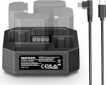 NEEWER 4-K NP-FZ100 laadija &uuml;hildub Sony A7 IV A9iii A1 A7R V A7Cii A6700 ZV-E1 FX3 FX30, 45W PD kiirlaadija NP-FZ100 akulaadija koos akuindikaatoriga, 45W USB C PD kaabel, NW-Z4