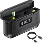 Hero 12 akulaadija Go Pro Hero 12/11/10/9 Black - akulaadija LCD-ekraaniga, TF-kaardipesa, madalale temperatuurile sobiv, taskuformaadis laadija (aku ei kuulu komplekti)