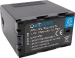 SSL-JVC75 Premium 7,4 V / 7800 mAh aku JVC GY-HMQ10, GY-HM200, GY-HM600, GY-HM650, GY-LS300CHE, JY-HM360 jaoks.