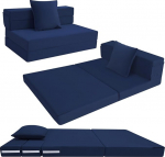 MeMoreCool kokkupandav madrats Double Bed k&otilde;rge tihedusega vaht Fold Out Diivan Tool Z Bed Kokkupandav p&otilde;randafuton madrats p&otilde;randal Lounger K&uuml;laline diivanvoodi Kokkupandav diivan magamiseks Travel 12cm paksus