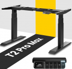 MAIDeSITe T2 Pro Max elektriliselt reguleeritava k&otilde;rgusega laua raam, 135 cm k&otilde;rgusreguleeritav lauaraam, topeltmootor, kandev&otilde;ime 180 kg, klaveri master juhtimiss&uuml;steem ja kokkup&otilde;rkekaitsefunktsiooniga