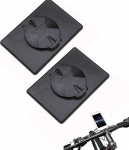 2 mobiiltelefoni hoidja jalgratta juhtraudade pakett, isekleepuv telefoni hoidja, Garmin Edge'i GPS-pikendus, telefoni jalgrattaadapter maanteerattale Garmin Mount Bicycle jaoks