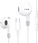 USB C k&otilde;rvaklapid iPhone 15 16 Plus Pro Max, C-t&uuml;&uuml;pi k&otilde;rvaklapid koos kaabliga, HiFi stereok&otilde;rvaklapid mikrofoni ja helitugevuse regulaatoriga iPad Pro/Air/Mini, Samsung Galaxy S24 Plus Ultra S23 Ultra jaoks.
