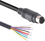 Mini DIN isane 8-poolne isane paljas kaabli ots MD8 isane Pigtail DIY remondiks 5M