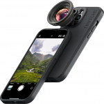 Shiftcam LensUltra 16 mm Wide Angle Lens - 0.5X Magnification, 100&deg; Viewing Angle - Ultimate Clarity for Travel Shooting, Dynamic Perspectives, Double Image Size