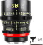 Meike 35mm T2.1 Full Frame Manual Focus Wide Angle Lens for Canon EF Mount and Cine Camcorder ZCAM E2-F6, E2-F8, Canon EOS C500 Mark II and S35 EOS C100 Mark II, EOS C200, Zcam E2-S6 6K