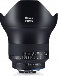 Carl Zeiss Milvus 2.8/15mm ZF.2 SLR Super Wide Lens Black - Camera Lenses and Filters (SLR, 14/12, Super Wide Lens, 0.25m, Nikon F, 1.5cm)