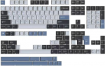 Sumgsn Keycaps 163 klahvi Double Shot ANSI / ISO paigutus Cherry Profile Arctic Keycap for Cherry MX Switches Mehaaniline m&auml;nguklaviatuur