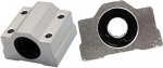 2tk lineaarsed laagrid, mudel SCS25UU, pikkus 25 mm, kasutatakse peamiselt CNC osade, 3D-printeri osade, t&auml;ppispingi t&ouml;&ouml;riistade jaoks