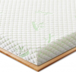Waxberry madratsipealne 180 x 200 cm (H3/H4) - 7,5 cm geel-m&auml;luvaht 3D mesilase bambusekattega, hingav ja pestav madratsipealne Box Spring voodile, lamelliraamile ja diivanvoodile.