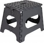 BARGAIN FACTORY Super Strong Folding Step Stool - 11-tolline piisavalt tugev, et hoida kuni 300 naela - kerge kokkupandav astmelaua t&auml;iskasvanutele ja lastele - avaneb klapiga Ideaalne kasutamiseks