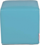 Arketicom Baby Mother, eemaldatav ja pestav kunstnahast l&uuml;tsike (Puf Cube iste (lastele) ja pol&uuml;uretaanist roheline fuksiat sinine kollane roosa punane oranž 25 x 25 x 25 cm, taevasinine, 25 cm, 25 cm