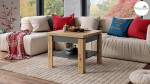 Disainer kohvilaud Leo Oak Artisan - Antratsiit matt, hingedega 65 - 130 cm s&ouml;&ouml;gilaud