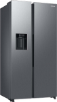 Samsung Side-by-Side Fridge with Freezer, 178 cm, 634 L Total Volume, 225 L Freezer, AI Energy Mode, Water and Ice Dispenser, Fresh Water Connection, Stainless Steel Look, RS6GCG885DS9EG