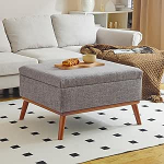 Redlife Stool Bench koos hoiuruumiga, Ottomani kohvilaud, suur ristk&uuml;likukujuline Ottomani koos hoiuruumiga, polsterdatud pink istme kirst, kirstu pink koos hoiuruumiga, elutuppa, magamistuppa ja