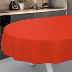 &Otilde;lilina laudlina, pestav, &otilde;lilina, aialina, v&auml;ljas, sees, ovaalne, 240 x 140 cm, punase &auml;&auml;rega.