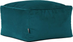 Icon Amara Stool, Teal, kohev sametkangas, Velvet Bean Bag, Pouf Stool koos t&auml;idisega, Jalahoob elutuppa, Dekoratiivne elutuba