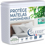 Madratsi kaitsja 160 x 200 cm Bambuskiud &Ouml;ko-Tex madratsi kaitsja 100% veekindel madratsi kaitsja Leht 30cm Ultra pehme tolmulestade vastane voodipesu Hotel Quality