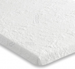 Starlight Beds Shorty Cooling Mattress Topper, 2,5 cm, Shorty Memory Foam Topper Cooling Foam Topper jahutava eemaldatava kattega, valge - 75 x 175 x 2,5 cm