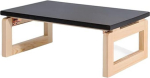Klappbarer Teetisch aus Holz, Erkerfenster, niedriger Tisch f&uuml;r Zuhause, Balkon und Dessert, stilvolles, kompaktes Design f&uuml;r kleine R&auml;ume, vielseitige und funktionale M&ouml;bel
