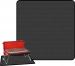 Tulekausside alusmaterjal, 80 x 75 cm, kuumakindel p&otilde;randak&uuml;ttematt, tulekolle, tulekindel matt, grillimatt, tulekolle matt terrassile, p&otilde;randale, murule, grillidele ja telkimisele.