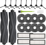 DrRobor tarvikud Dreame L10s Pro, L10s Pro Gen2, L10s Plus, L10 Prime robottolmuimejale, tarvikute komplekt koos 2 peaharjaga, 4 HEPA filtriga, 8 mopipadjaga, 8 k&uuml;lgharjaga.