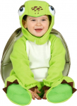 FIESTAS GUIRCA Turtle Baby Costume - Tank, Hood, Jumpsuit and Feet - Animal Costumes for Halloween, Carnival and Costume Parties - Ideal for Unisex Babies - Green