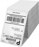 Fimax 4 x 6 Direct Thermal Fanfold Shipping Labels 1000 Sheets for 4 x 6 Inch DHL Label Printer 4XL Desktop Label Printer for Postal Addresses DHL Shipping Label Labels (101.5 mm x 152 mm)